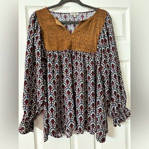Cute Jodifl  top! Flowy! Runs big!